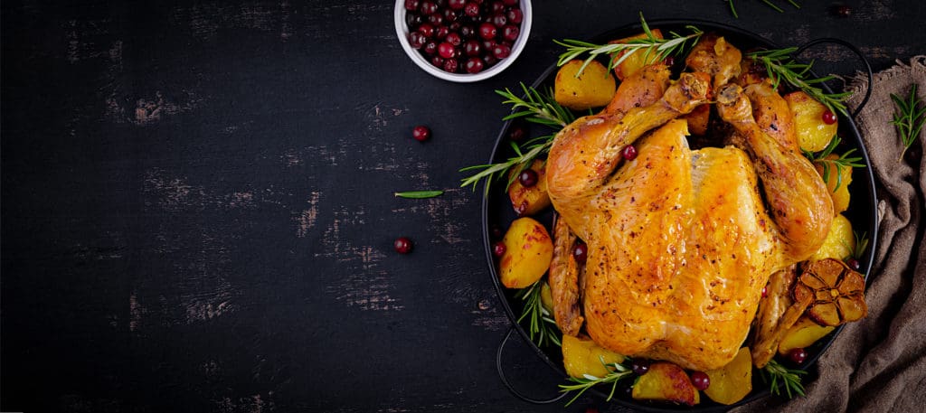 Holiday Meal on Table